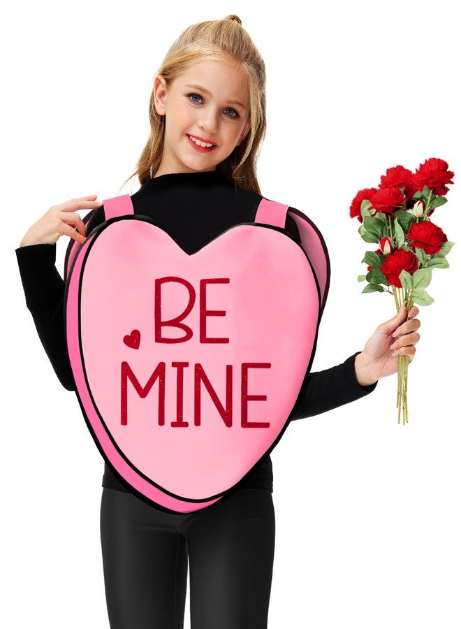 AOBUTE Valentine Day Love Clothes Kids Girls Heart Be Mind Chocolate Box Pink Outfit - Image 3